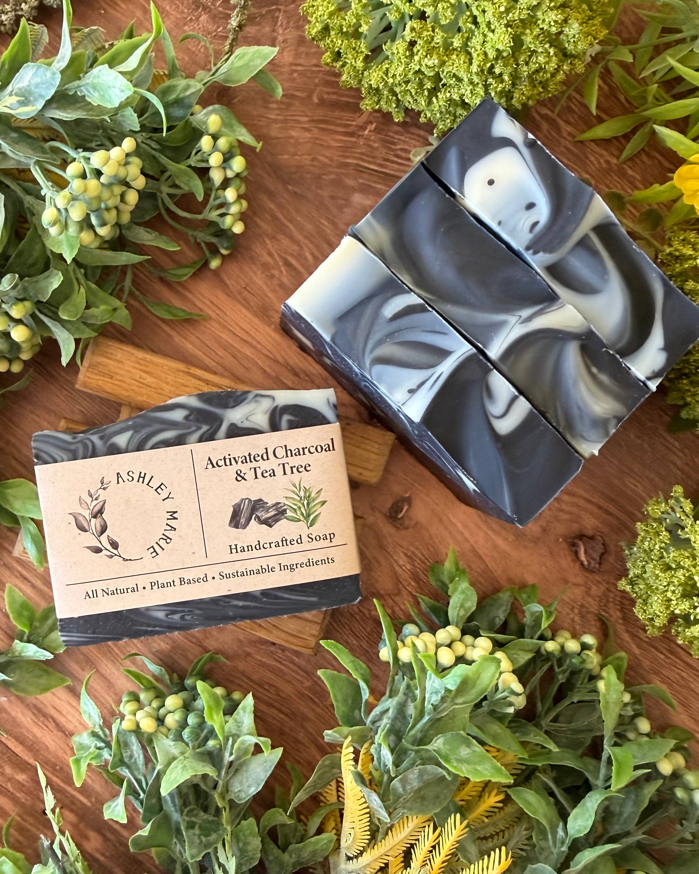 Ashley Marie Soap - Wholesale Bar Soap - Activated Charcoal & Tea Tree Bar Soap | Purifying Handmade 2
