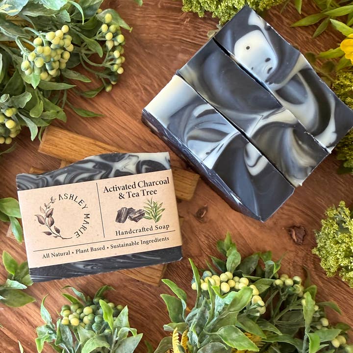 Ashley Marie Soap - Wholesale Bar Soap - Activated Charcoal & Tea Tree Bar Soap | Purifying Handmade 2