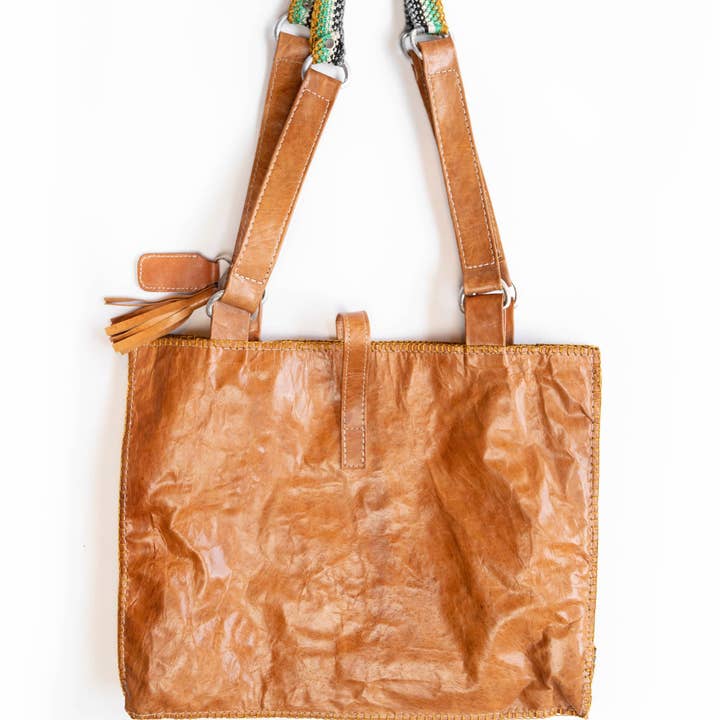 2nd Story Goods + Haiti Design Co - Vendita all'ingrosso Borsa tote - Donna - Borsa in pelle di capra7