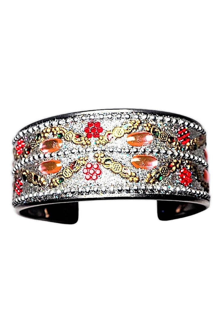 Sandra Adrubau - Wholesale Cuff Bracelet - Vintage Silver Bracelet0