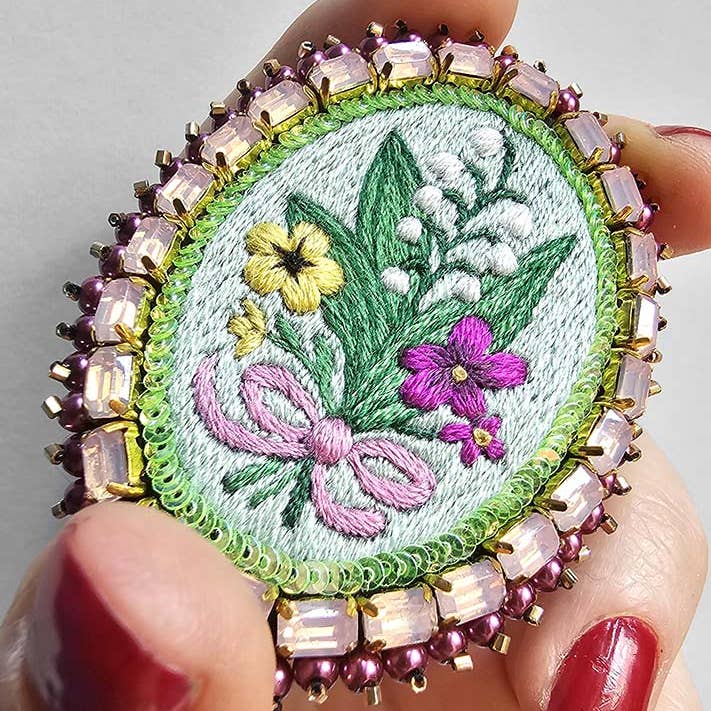 Céleste Mogador - Venta al por mayor Broches - Broche con forma de lirio de los valles