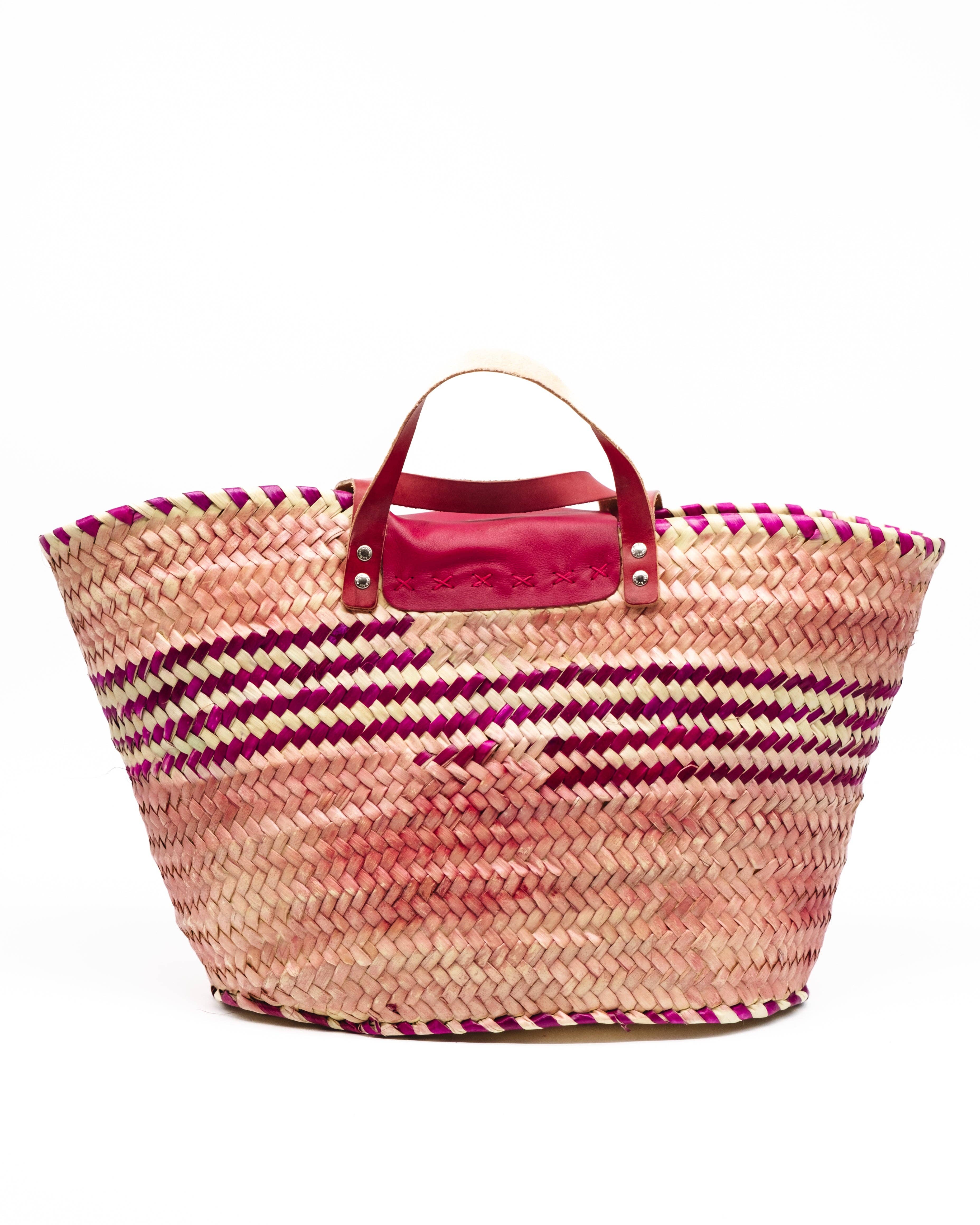 Audali – Großhandel Strandtaschen – Körbchen mit Kirschmotiv1