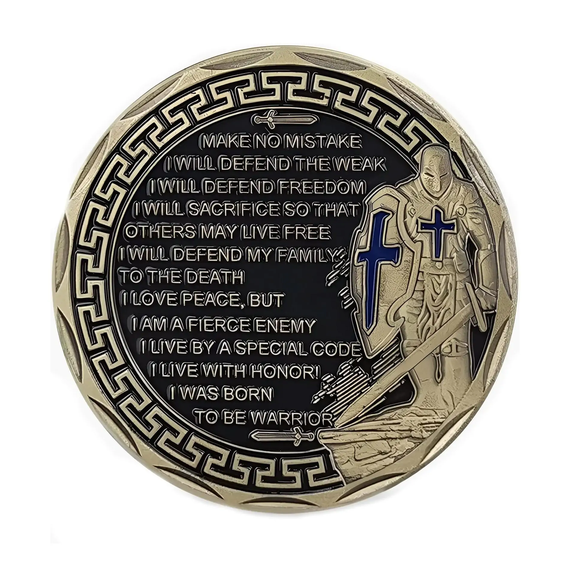 Blinkee.com, LLC - Wholesale Keepsake Coin/Token - Law Enforcement Thank You Challenge Gold Coin2