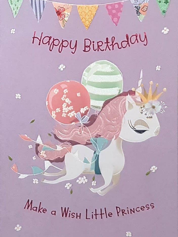 RDG Birthday Greeting Cards - Juvenile/Girl (3pk) 11638 for wholesale by A-Line Greetings