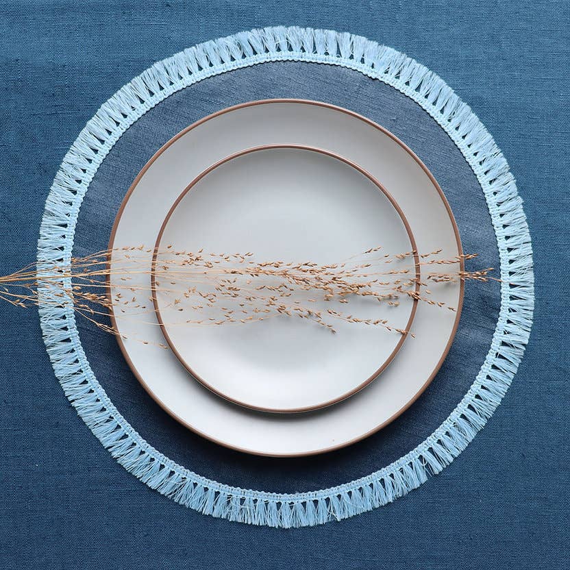 Giardino Segreto - Venta al por mayor Manteles individuales - Individual redondo NAPPE de lino puro3