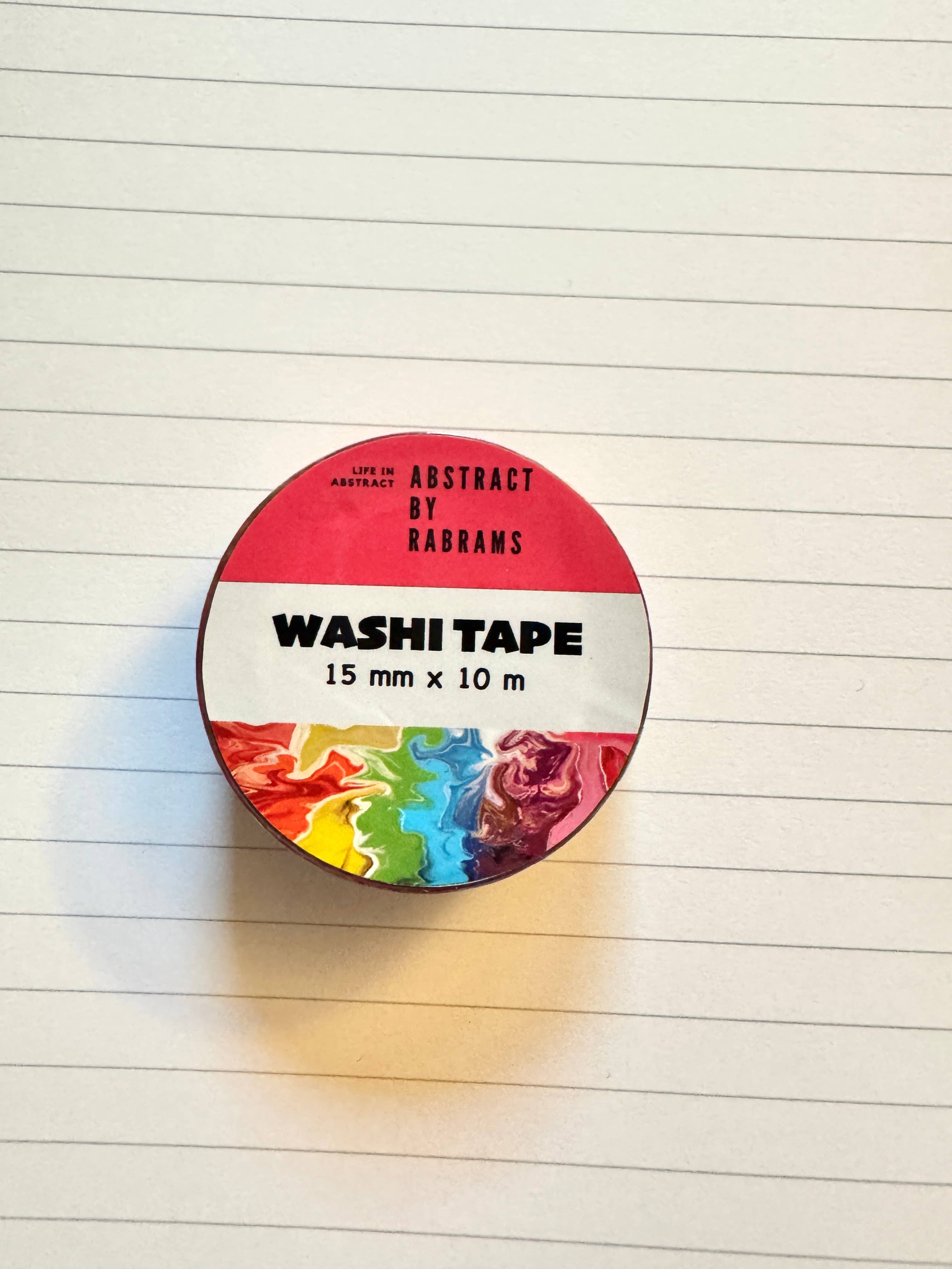 AbstractbyRabrams - Wholesale Washi Tape - Abstract Rainbow Washi Tape - Progress Pride4