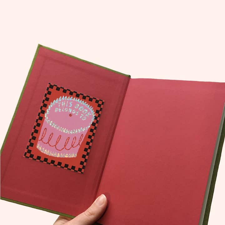 Crunch Supply - Wholesale Sticker - Glitter Book Plate Stickers