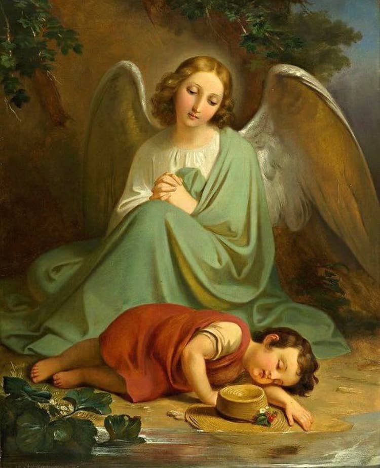 Costa Articoli Religiosi - Vendita all'ingrosso Decorazione da parete - Bambini e neonati - Quadro su tela cm. 30x40 (11,8x15,7 pollici) soggetti vari6