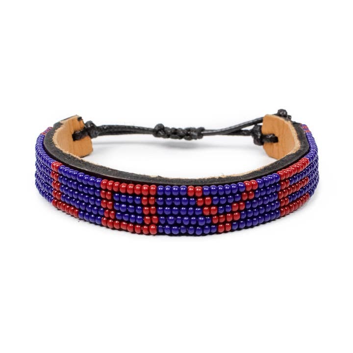 LOVE Bracelet - Navy and Crimson for wholesale by Love Is Project