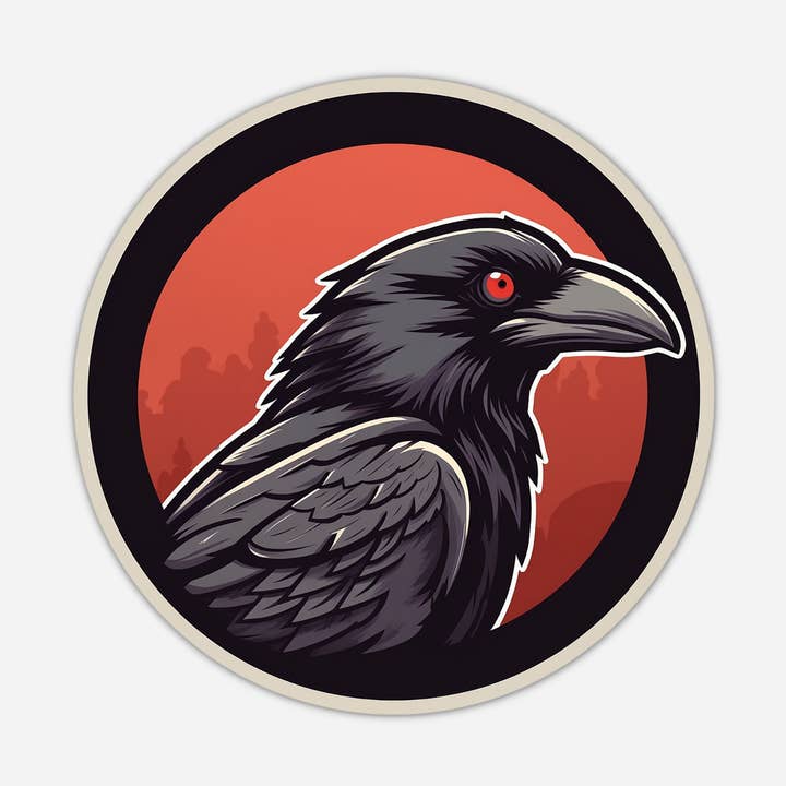 Adesivo de vinil Raven por atacado de CMarie Northwest