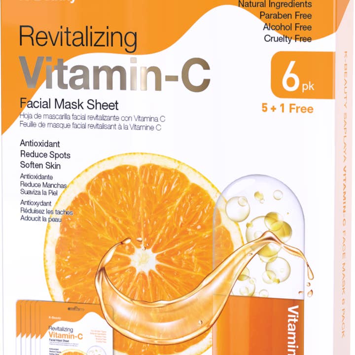 SM Beauty LLC - Wholesale Skincare Face Mask - K-Beauty 6-Pack Face Mask Sheets