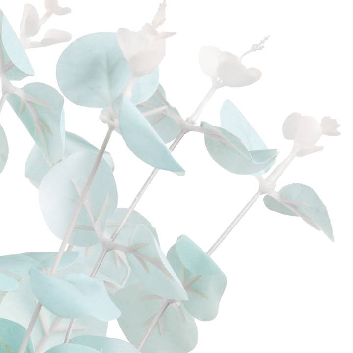 Eleganza Floral - Wholesale Artificial flowers - Eucalyptus Bush x 16 Blue1