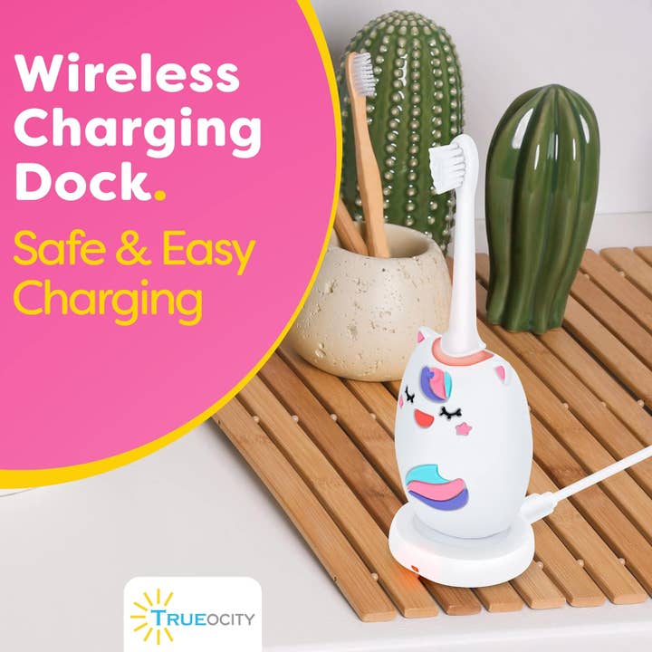Trueocity - Wholesale Toothbrush - Kids & Baby - Kids Toothbrushes U Shape (Pink - Unicorn)5
