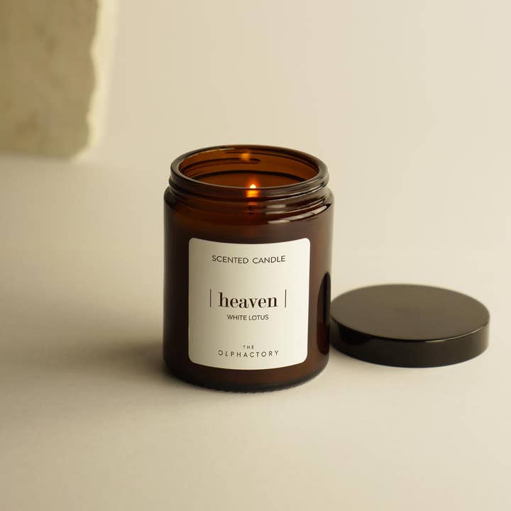 SEVENREEDS - Wholesale Jar/Filled Candle - VEGETABLE WAX CANDLE THE OLPHACTORY WHITE LOTUS 135g