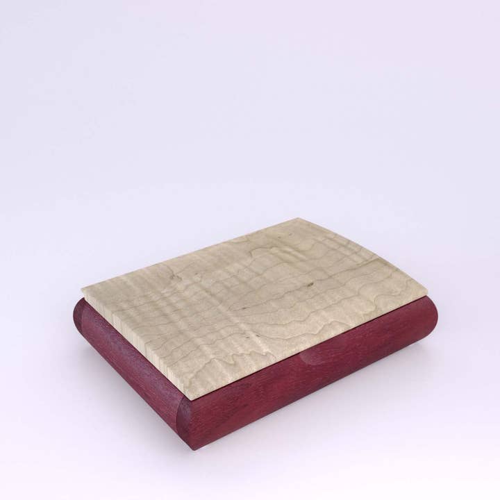 Mikutowski Woodworking - Venta al por mayor Joyero/organizador de joyas - Caja Tranquility de madera grabada con frases superventas45