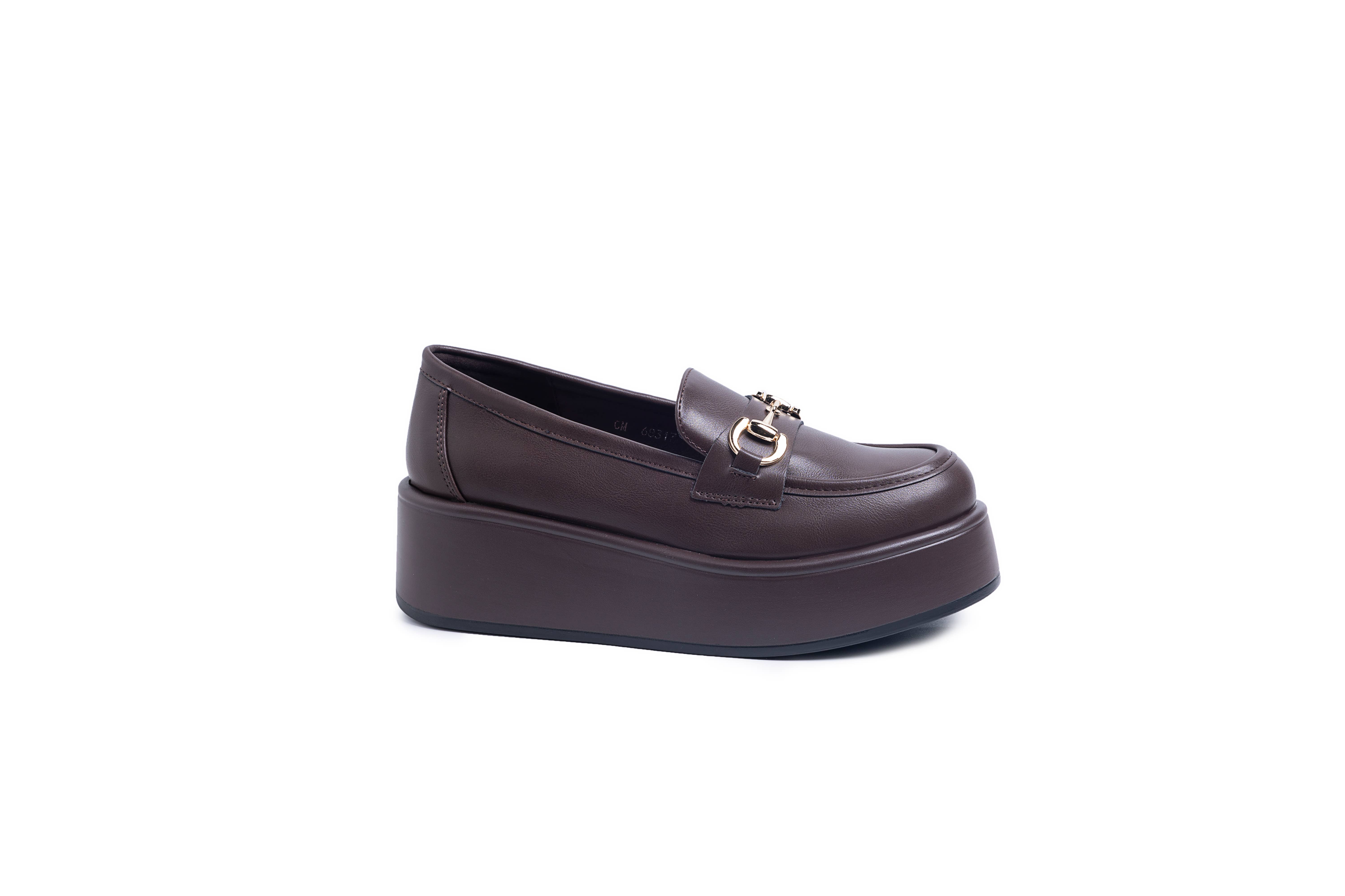 C'M PARIS - Wholesale Loafers - Women's - Platform Loafer with Metal Bit 683171