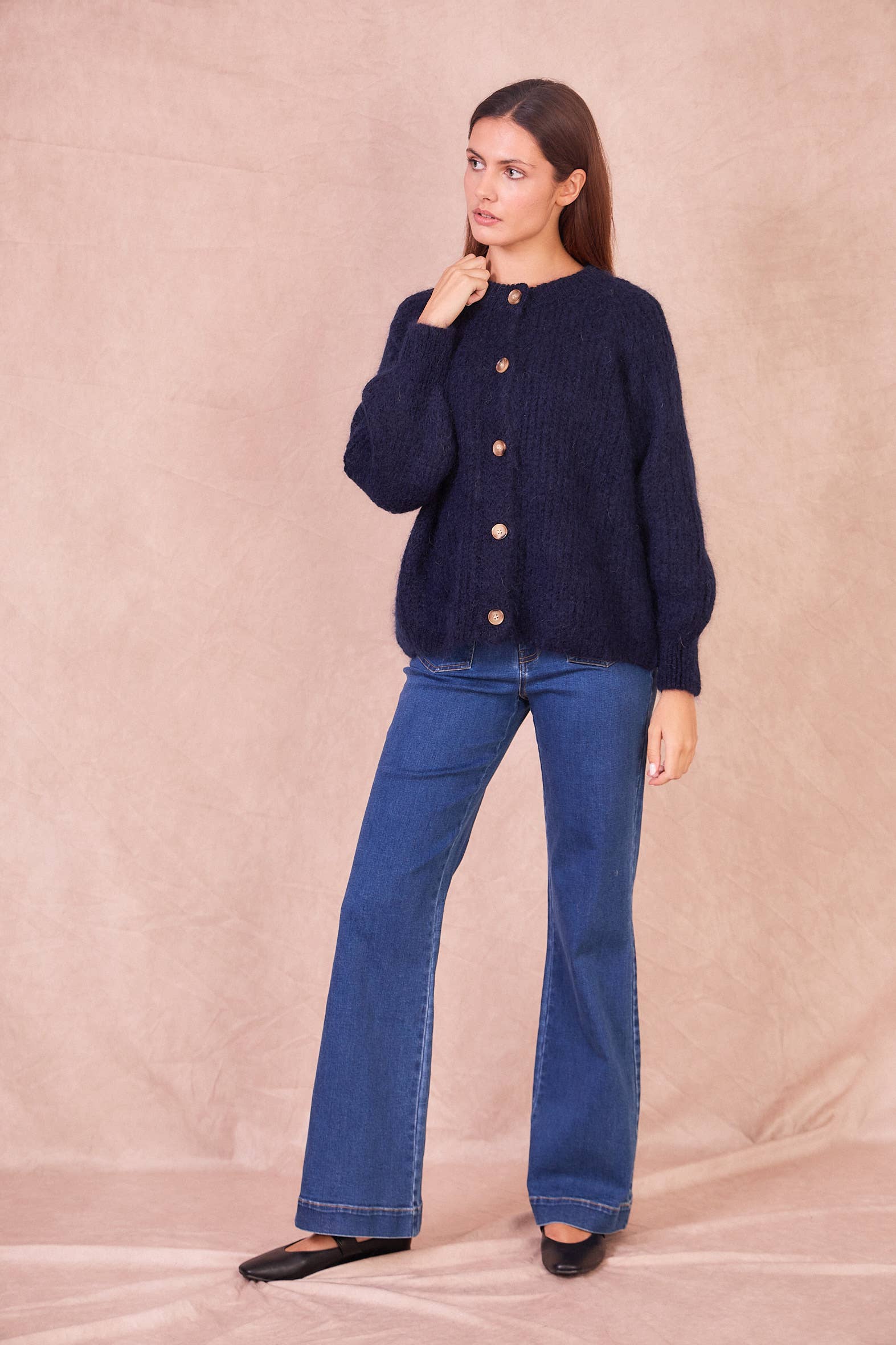 Calie Paris - Venta al por mayor Cárdigan - Mujer - Cárdigan de mohair con botones14