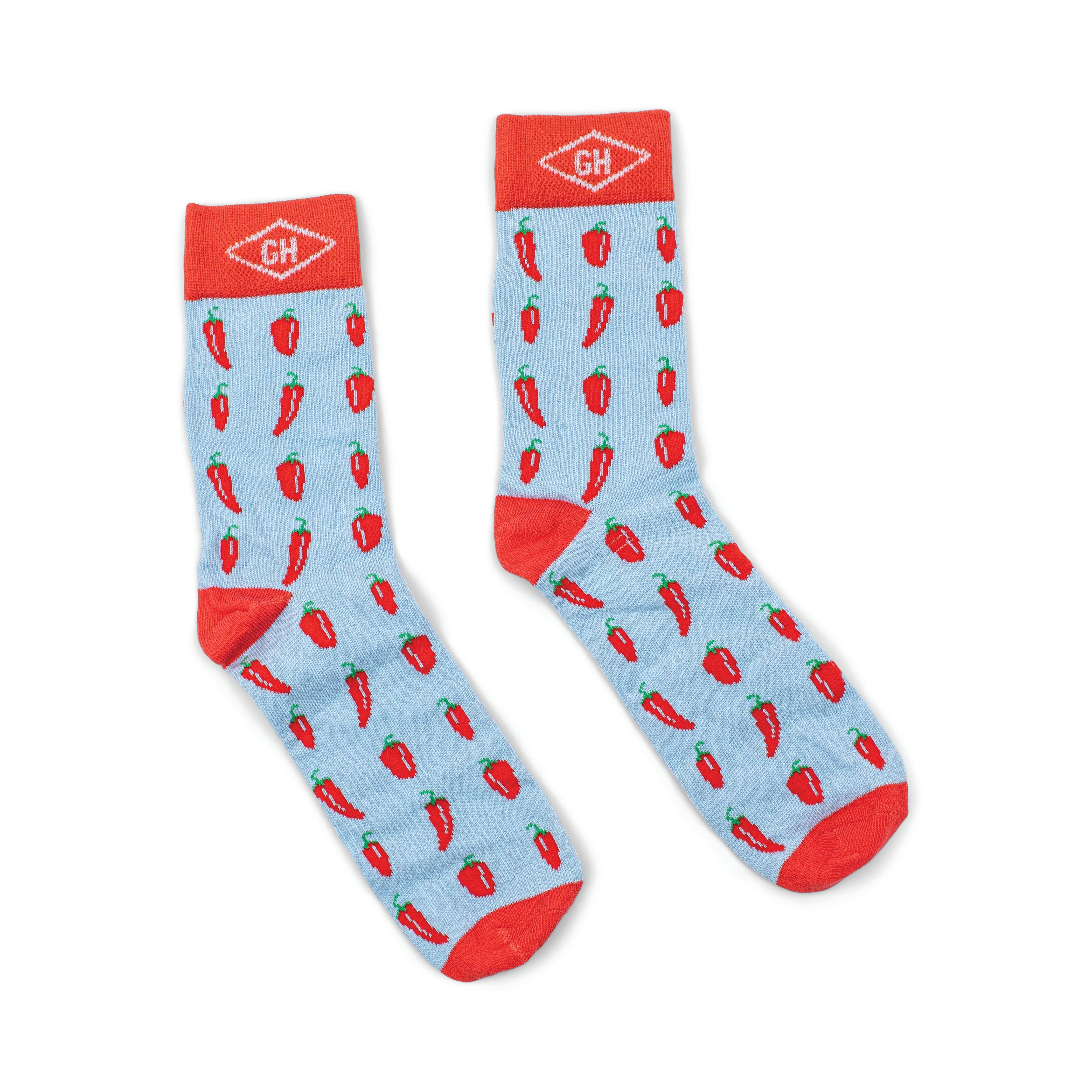 Designworks Collective – wholesale Socks – Men's – Socks in a Can - Chillies3