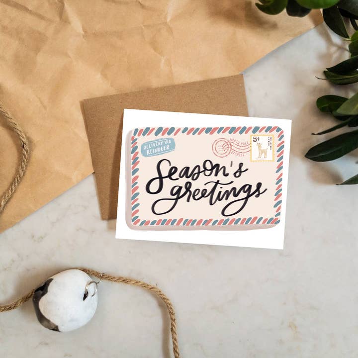 Seizoensgroeten vanaf de Noordpool voor wholesale door Clara Cecilia Design