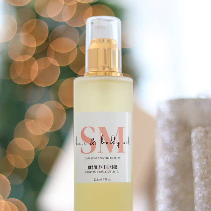 Sutton Michelle Designs - Wholesale Bath/Body Oil - Brazilian Thunder hair & body oil