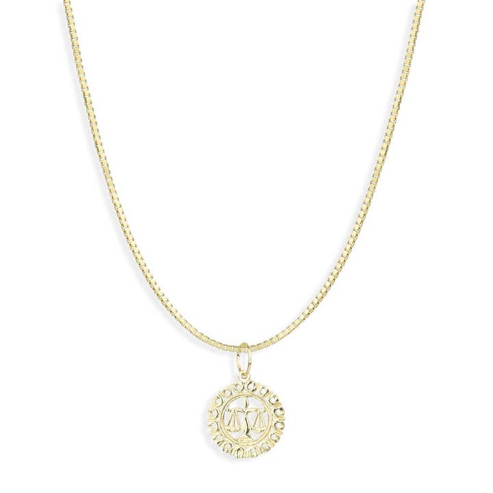 ZODIAC NECKLACE - LIBRA for wholesale by Maya Brenner