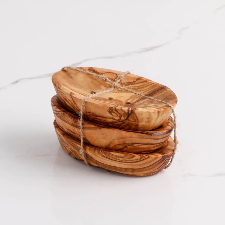 Krafts GmbH Olive Wood - Wholesale Bath Soap Dish - Seifenschale Olivenholz oval – Handgemacht & Praktisch1