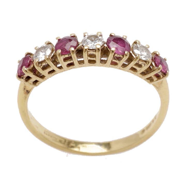 DIAMANT & ROBIJN RING voor wholesale door Carolinne B