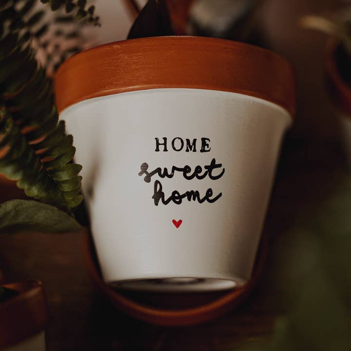 Blomkruka, ytterkruka "Home Sweet Home", inflyttningsfest för wholesale av Joli Pot