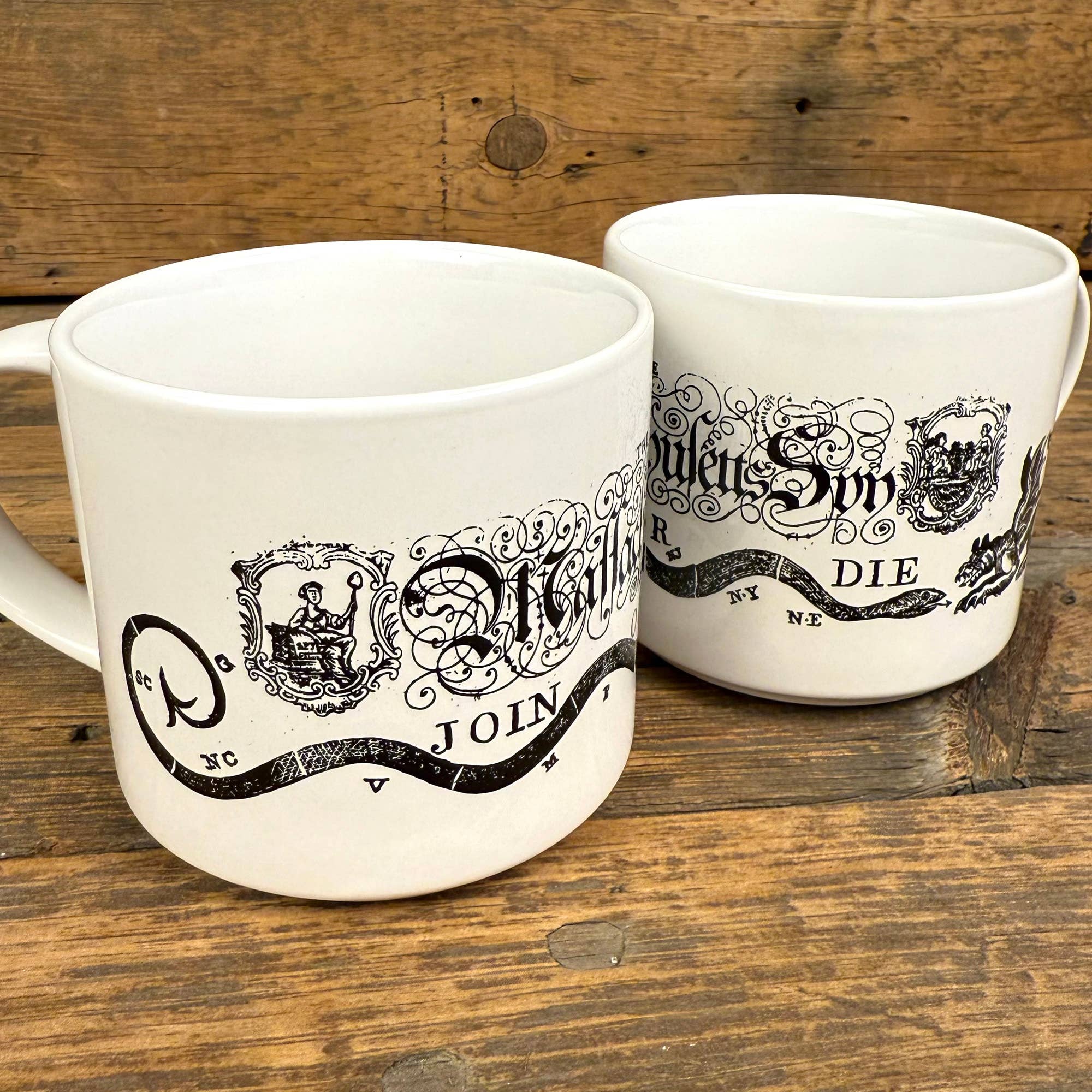 Liberty & Co. - Wholesale Coffee Mug - Massachusetts Spy "Join or Die" Mug9