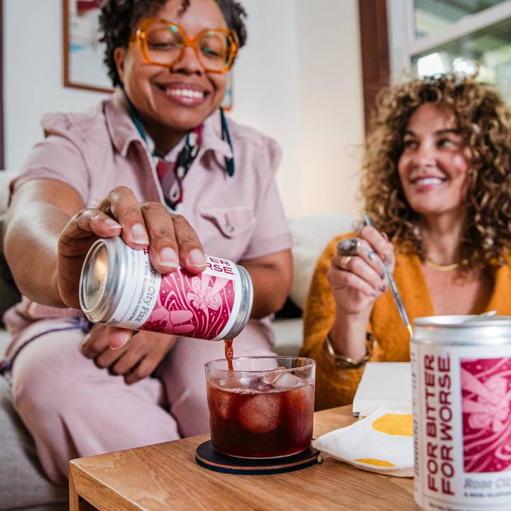 For Bitter For Worse - Wholesale Non-alcoholic aperitif/mocktail - Rose City Fizz mocktail non-alcoholic, Dry January, Non-alc3