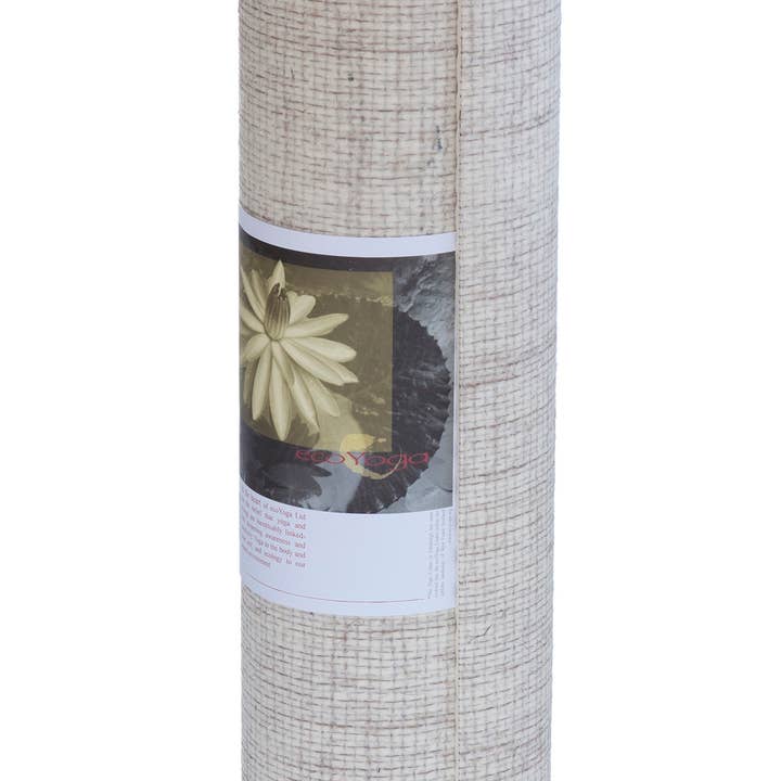 ecoYoga Ltd - Wholesale Yoga mat - eco Yoga mat 6mm Phoenix Colourfree 100% natural rubber/jute