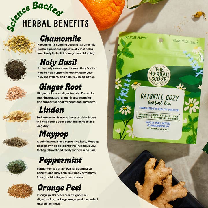 The Herbal Scoop - Wholesale Loose Tea - Catskill Cozy Herbal Tea Blend1