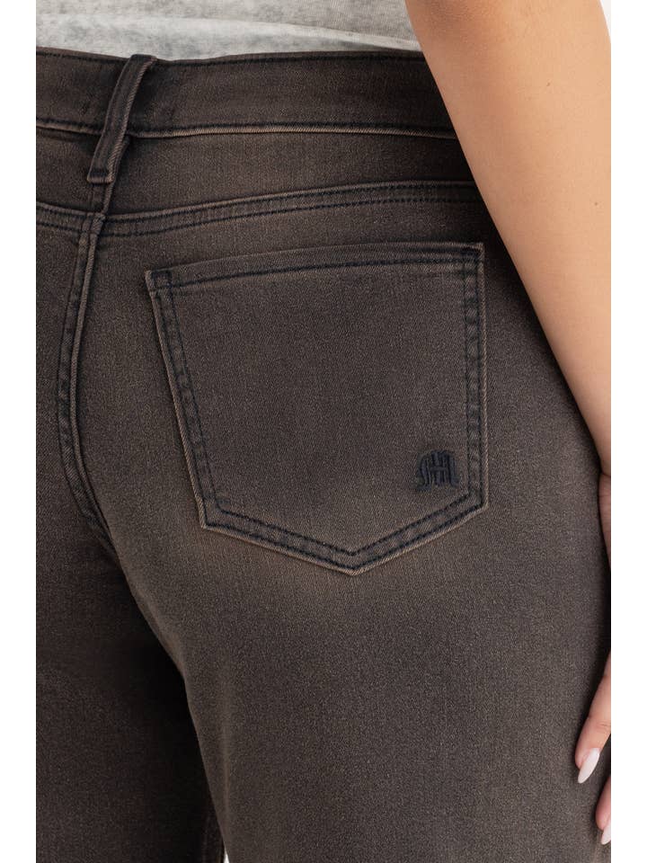 Miss Me - Wholesale Jeans - Women's - M2353BW4- MID RISE BAGGY WIDE JEANS3