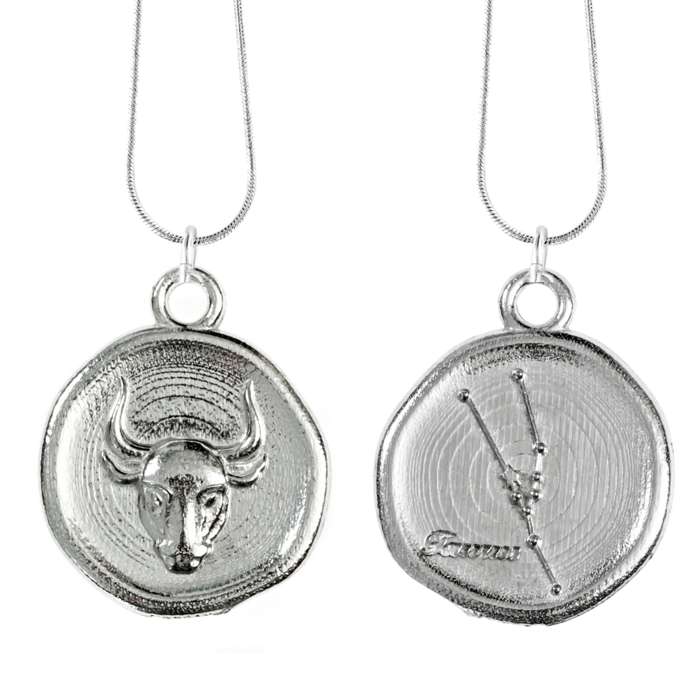 House of Morgan Pewter – Pendente/pingente individual por atacado – Símbolo do Zodíaco e Pingente de Constelação - Joias27