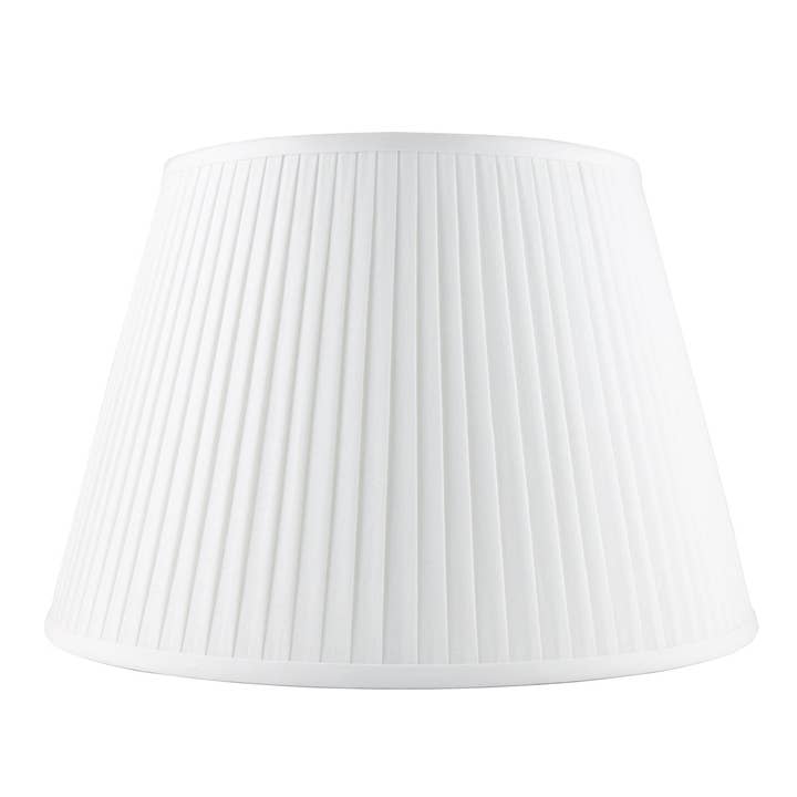 International Shades - Wholesale Lamp Shade - Knife Pleated Empire Linen Shade1
