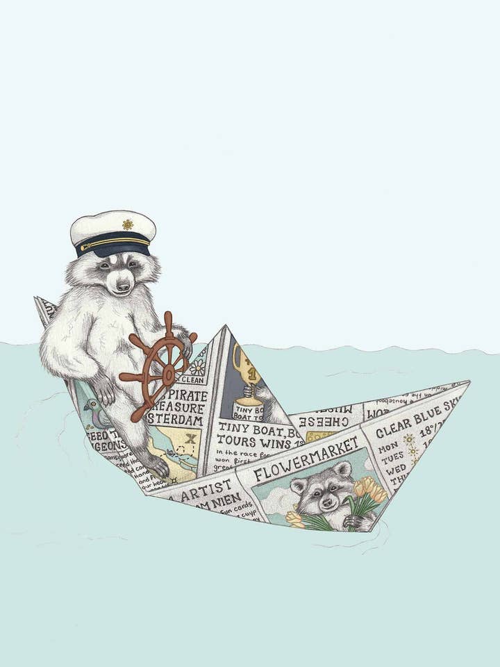 Tiny boat Amsterdam for wholesale by I AM NIEN