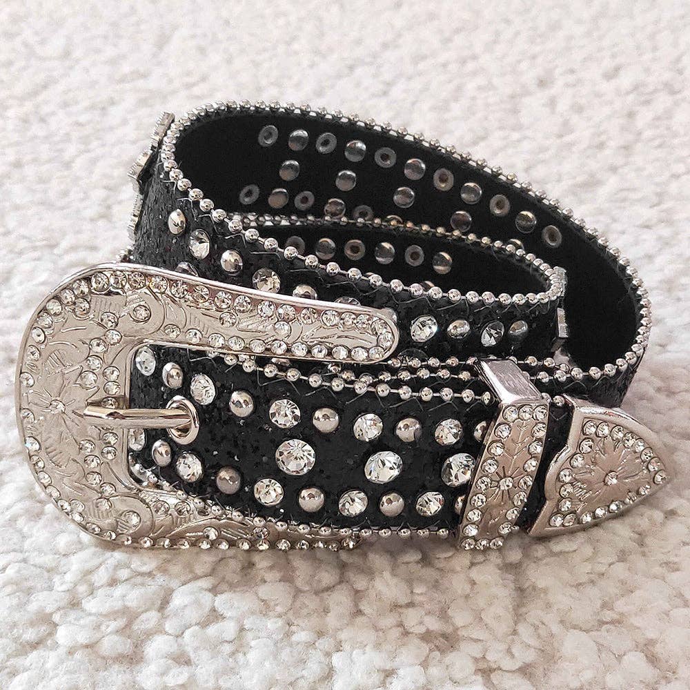 Aier Wholesale - Wholesale Belt - Kids - Baby Girls Sparkle Rhinestone Belts2