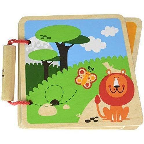 Hape At The Zoo Wooden Book for wholesale by OrangeOnions