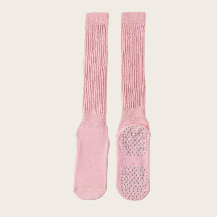 AK Brand - Wholesale Socks - Women's - 3-Pack Scrunch Grip Socks with Non-Slip Sole Soft Stretch Kn10