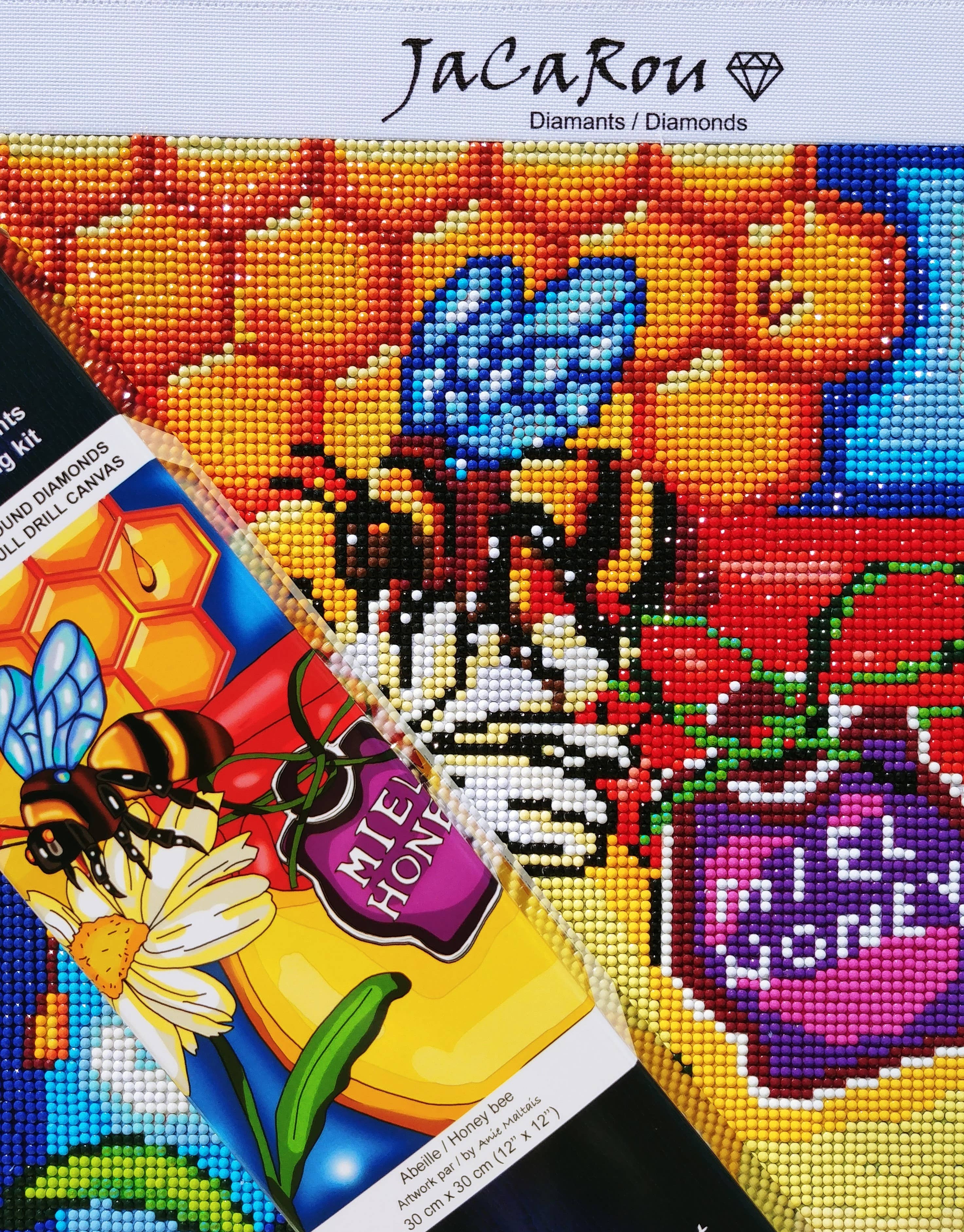 JaCaRou Puzzles Inc. - Wholesale DIY Craft Kit - Honey Bee Diamond painting Art kit2