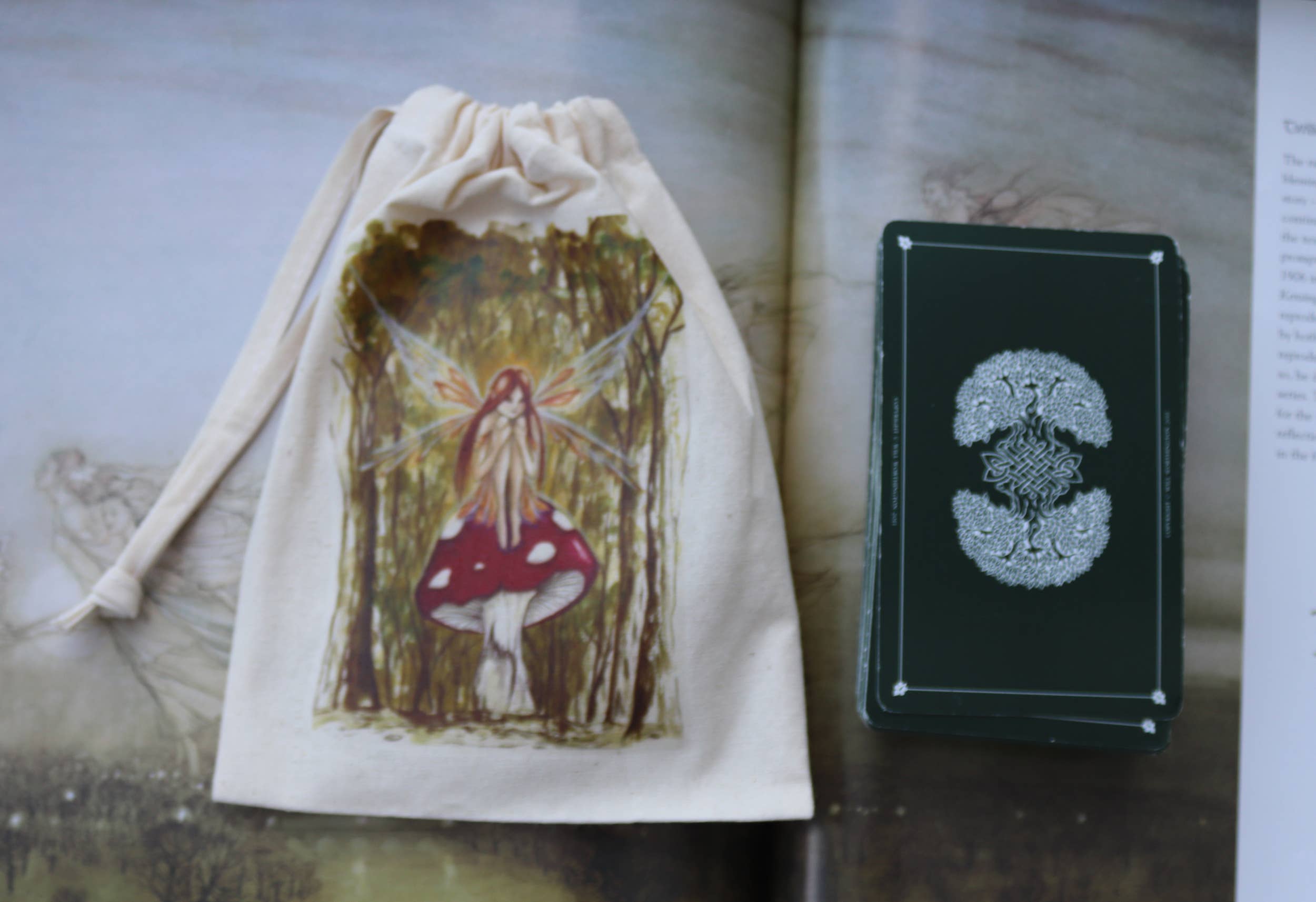 FreeRangeFaeries - Wholesale Pouch - Women's - Woodland Wish Tarot Pouch3