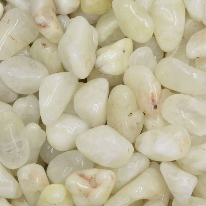 Fantasia Mining - Wholesale Spiritual Stone/Crystal - Tumbled Sulphur Quartz - L - A Grade - Brazil (1 lb)