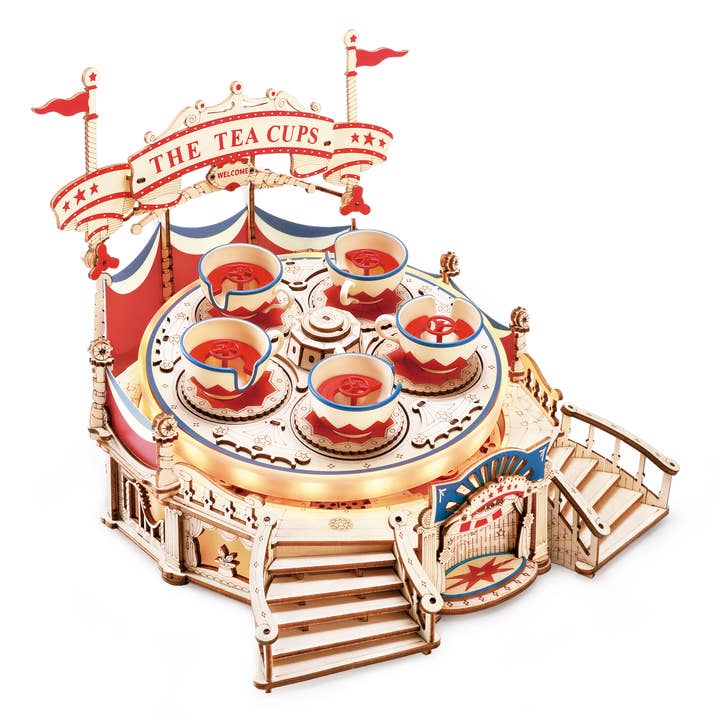 Hands Craft - Wholesale Puzzle - Adult - Electro-Mechanical Wooden Puzzle: Tilt-A-Whirl
