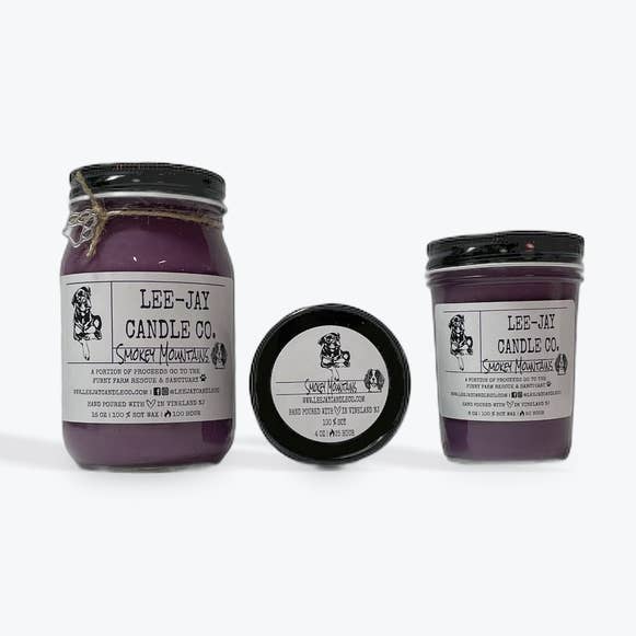 Smokey Mountains for wholesale by Lee-Jay Candle Co.