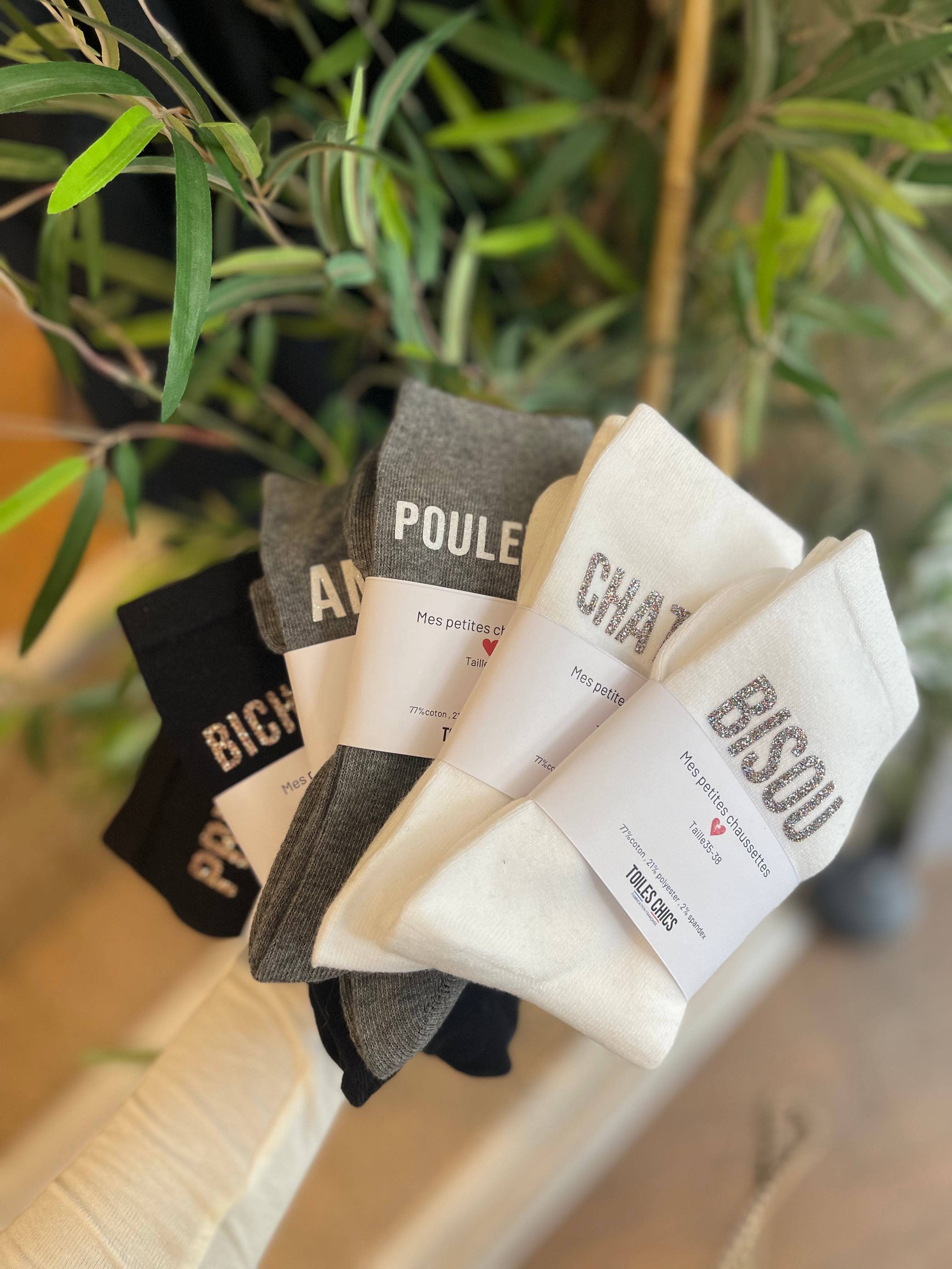 Toiles Chics - Vendita all'ingrosso Calzini - Donna - Set di calze « Mot »5