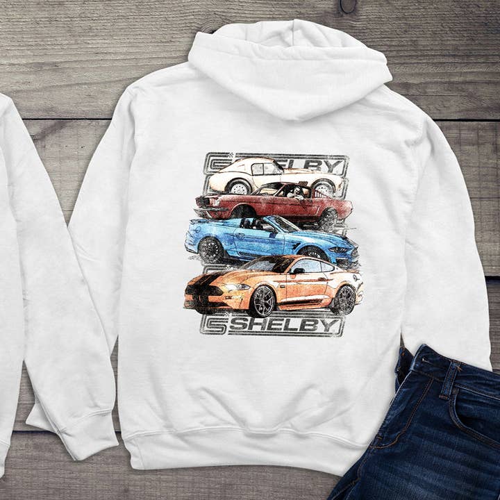 Shelby Cars Sketch Hoodie for wholesale by Artopia