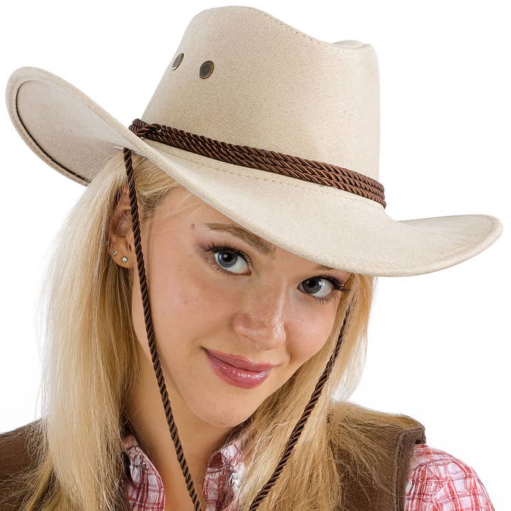 Classic Vegan Nubuck Leather Western Cowboy Hat and other Purchase Wholesale cowboy hats for men. Free Returns & Net 60 Terms on Faire trending on Faire.