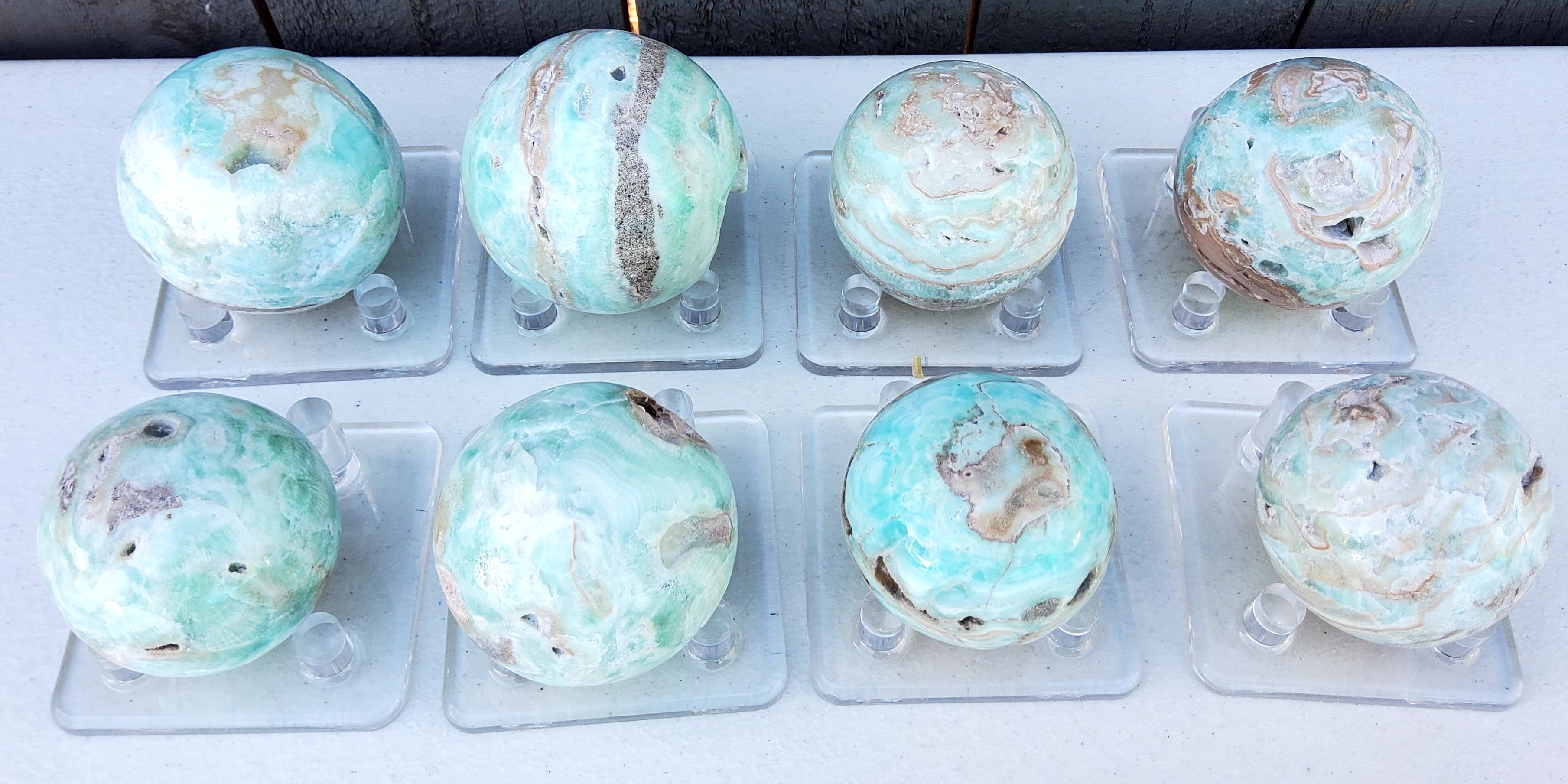 Metaphysical & Healing Crystals - Wholesale Spirituele steen/kristal - Blauwe Aragoniet Sferen4