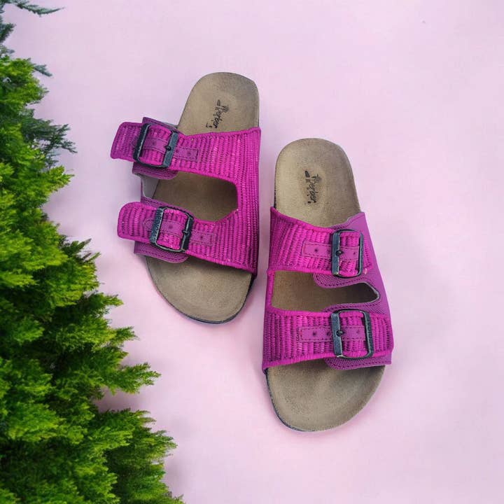 Sandali Bohemien in Rafia con Fibbia Regolabile per la vendita all'ingrosso da parte di Berberparadise