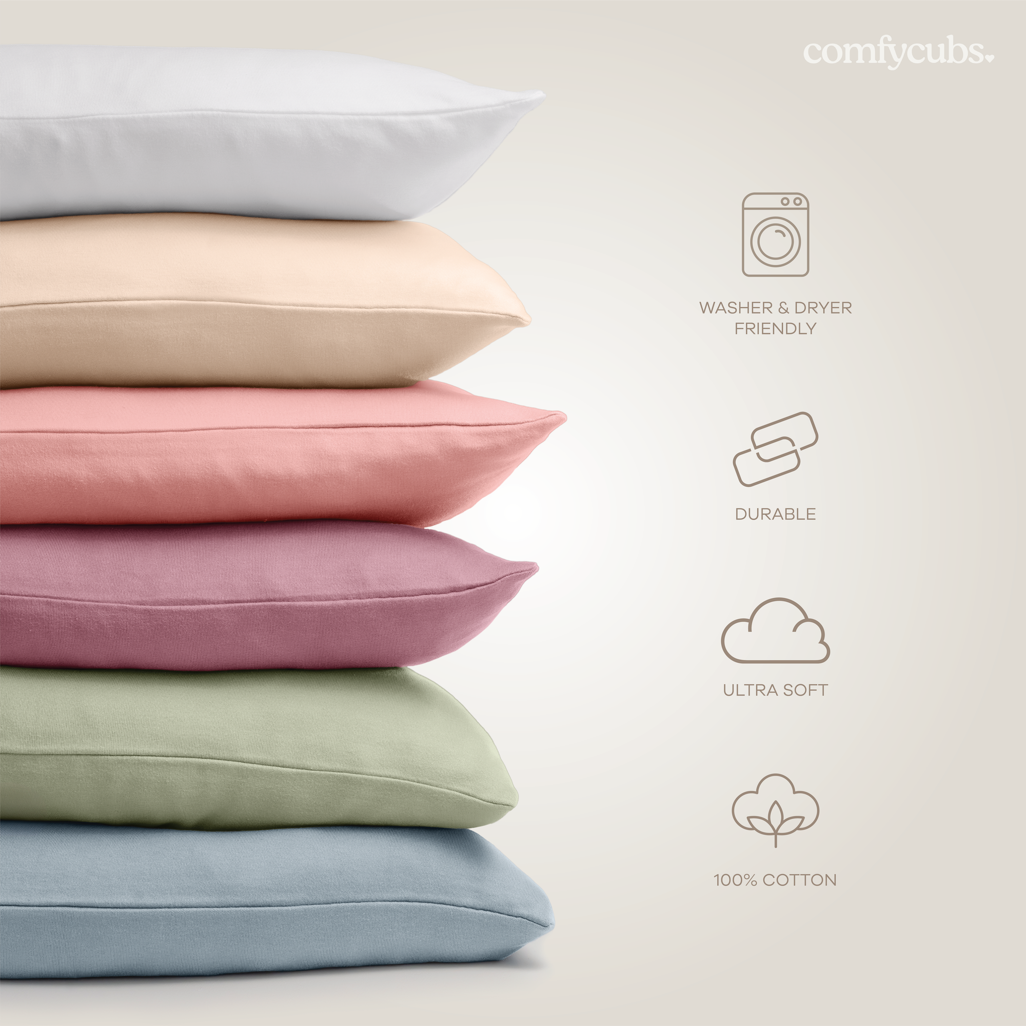 Comfy Cubs - Wholesale Pillow/Cushion - Kids & Baby - Toddler Pillow, Breathable Kids Travel Pillow by Comfy Cubs55